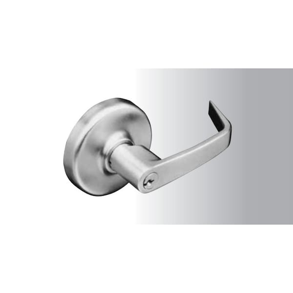 Fail Safe Lever, 24AC/DC, Grade 1, NZD Design, 7-Pin LFIC Prep, Less Core, Satin Chrome